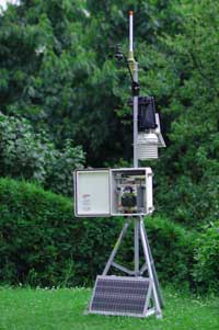 station météorologique avec alimentation solaire et transmission des données par GSM DATA